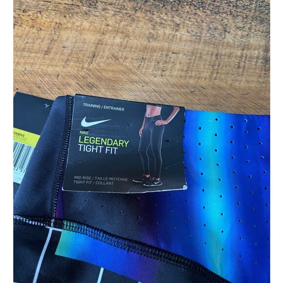 NWT Womens Nike Legendary Tight Fit Mid Rise Training Yoga Tight Leggings Small - Picture 9 of 12